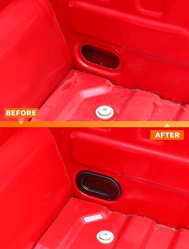 Savadicar 2-Piece Black Drain Hole Plug for 2015-Present Ford F150, Truck Bed Drainage Port Waterproof Cover, Exterior Protective Accessories in Kuwait