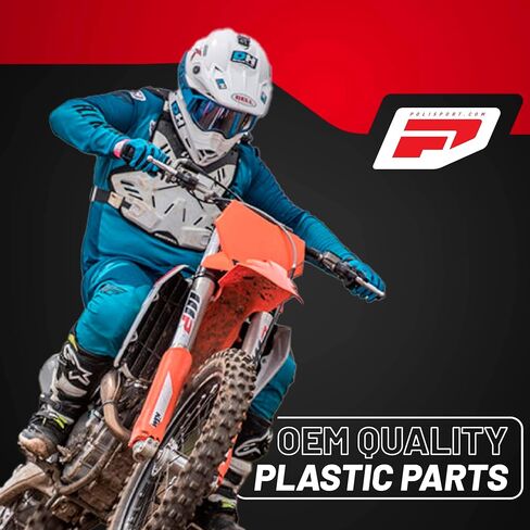 مجارف الرادياتير Polisport - لوحات سوداء لـ KTM EXC/SX/XC (2023-2025) - تناسب OEM، تشطيب لامع، خفيفة الوزن ومقاومة للصدمات، سهلة التركيب in Kuwait
