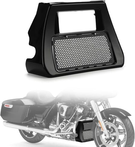 Front Spoiler Radiator Chin Cover ,Front Lower Fairing Spoilers Radiator Oil Cooler Chin Cover Fits for Road Glide 2024, CVO Street Road Glide 2023-2025 Accessories,Replace# 57200457 in Kuwait