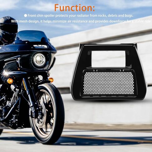 Front Spoiler Radiator Chin Cover ,Front Lower Fairing Spoilers Radiator Oil Cooler Chin Cover Fits for Road Glide 2024, CVO Street Road Glide 2023-2025 Accessories,Replace# 57200457 in Kuwait