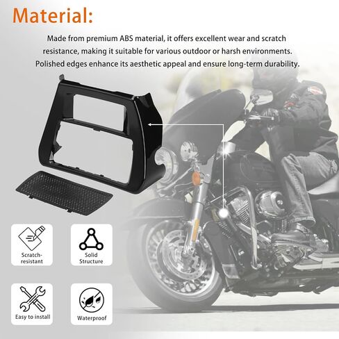 Front Spoiler Radiator Chin Cover ,Front Lower Fairing Spoilers Radiator Oil Cooler Chin Cover Fits for Road Glide 2024, CVO Street Road Glide 2023-2025 Accessories,Replace# 57200457 in Kuwait