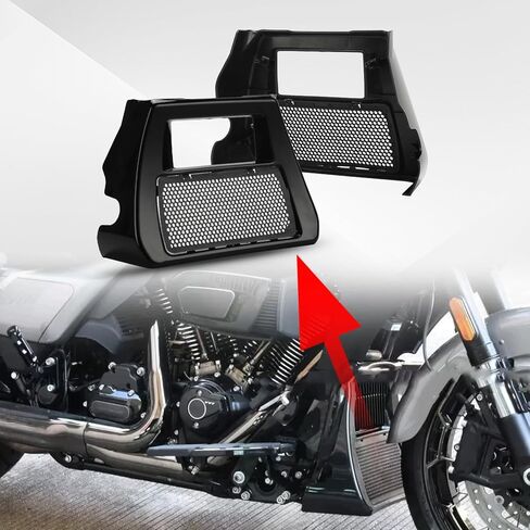 Front Spoiler Radiator Chin Cover ,Front Lower Fairing Spoilers Radiator Oil Cooler Chin Cover Fits for Road Glide 2024, CVO Street Road Glide 2023-2025 Accessories,Replace# 57200457 in Kuwait