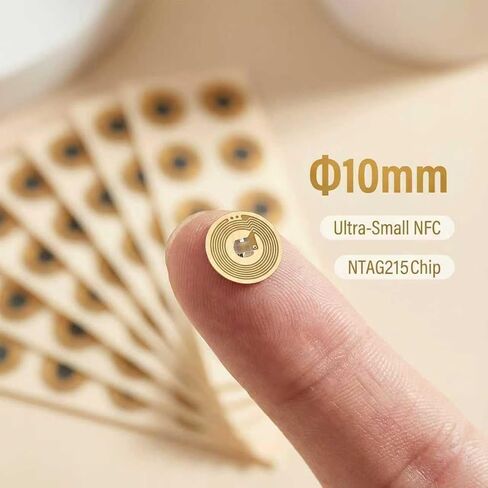 ملصق علامات NFC مع رقائق فارغة NTAG215 (2، 10 مم) in Kuwait