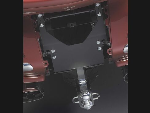 Kuryakyn 7642 Motorcycle Accessory: Trailer Hitch with 1-7/8" Diameter Hitch Ball for 2001-10 Honda Gold Wing GL1800 Motorcycles , Black in Kuwait