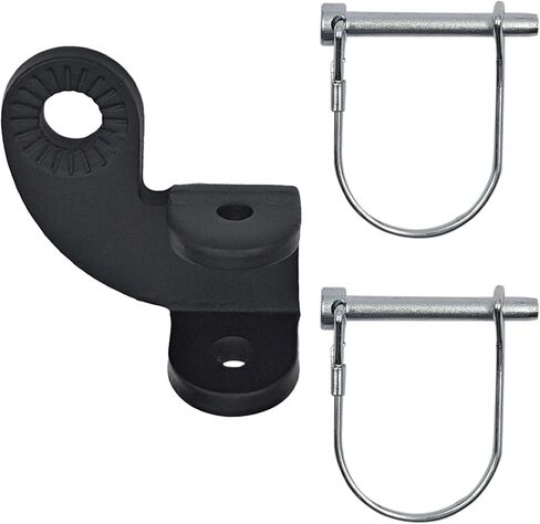 Your Ride with 2 Sets Heavy-Duty Bike Hitch Couplers 12.2mm Angled Replacement Connectors-Universal Fit for Trailers.,Easy Install & Secure Connection in Kuwait