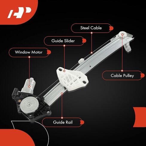 A-Premium Power Window Regulator with Motor Rear Driver Side Compatible with Acura TLX 2021 2022 2023 2024 2025 in Kuwait