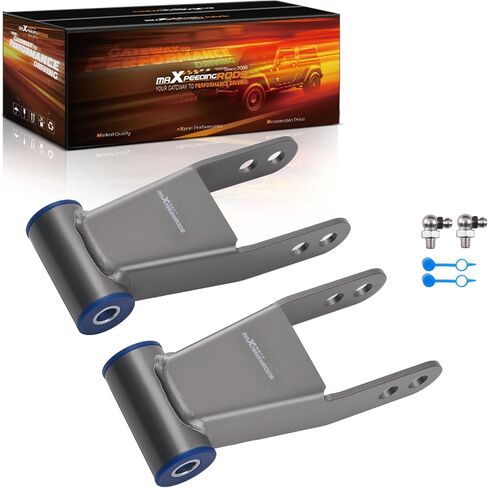 أغلال خفض خلفية maxpeedingrods مقاس 2 بوصة لسيارة Chevy Silverado/GMC Sierra 1500 2019-2024، مجموعة إسقاط قابلة للتعديل in Kuwait