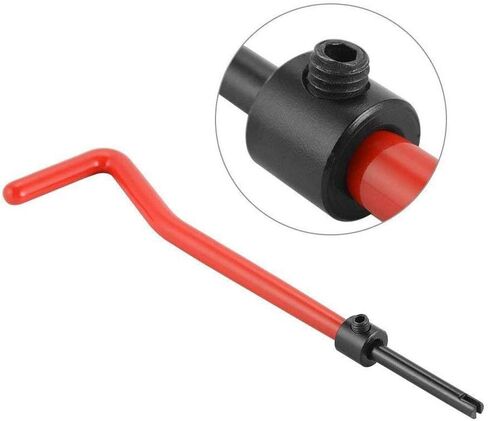 Thread Repair Kit, M5 x 0.8 mm Thread Repair Insert Kit Compatible Hand Tool Set for Auto Repairing (M5-0.8) in Kuwait