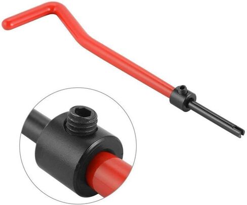طقم إصلاح خيط متري 30 قطعة من Shkalacar، أداة تركيب خيط متري لـ M3 M4 M7 M9 M11 Helicoil Car Pro Coil Tool M7*1 in Kuwait