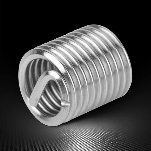 50Pcs Thread Repair Installation Kit, M4 x 2D Wire Thread Insert Tool Metric, Stainless Steel Insert Coil Set Metric for All Kinds of Low Strength Materials, M4 x 0.7 in Kuwait