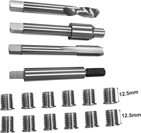 M9*1.25 Metric Thread Repair kit,12 12.5MM Stainless Steel Inserts in Kuwait