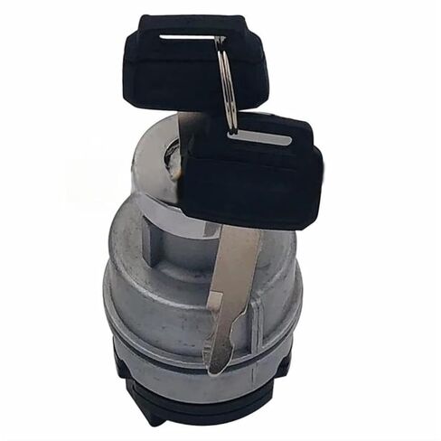 Ignition Switch with 2 Keys, Compatible with Kobelco SK200-8, Factory Standard Part Number YN50500026F1, Heavy Duty Excavator Electrical Replacement Component in Kuwait