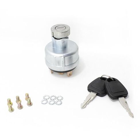 Ignition Switch with 2 Keys, Compatible with Komatsu Doosan, K1001654B, Excavator Electrical Component in Kuwait