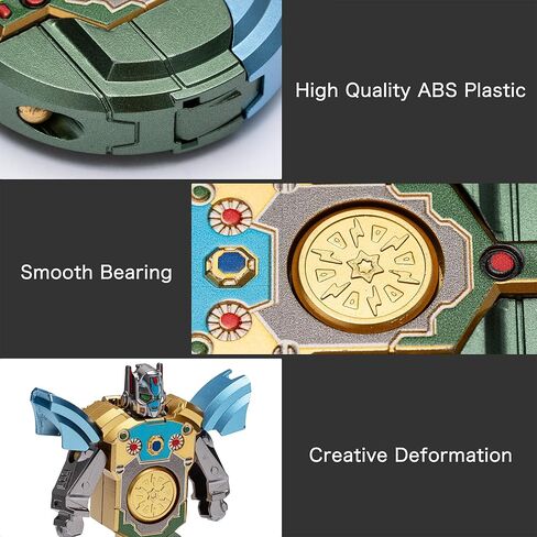Transformable Robot Spinner Fidget Toys, 6 Pack Deformable Fidget Spinners for Kids Party Favor Fingertip Gyros for Christmas Stocking Stuffer Bulk Gifts Kids Classroom Prizes in Kuwait