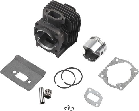 44mm Cylinder for Piston Kit for 52CC 44F-5 Brush Cutter Motor – Aluminum Single-Piece Assembly with for Piston Rings, Pin, Gaskets & Bearing in Kuwait