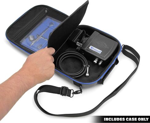 حقيبة حمل فنية من CASEMATIX متوافقة مع مجموعة أدوات البخاخة وضاغط الهواء الصغير والطلاء والمزيد للمكياج وفنون الأظافر والرسم والنماذج والألعاب، وتتضمن حقيبة حمل فقط in Kuwait