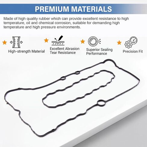 Sorello Engine Valve Cover Gasket Set Compatible with Chevy Cruze Malibu Equinox Volt Trax,Compatible with Buick Encore,Compatible with GMC Terrain 1.4L 1.5L L4 Turbo Replace 12636177 12636384 VS50894 in Kuwait