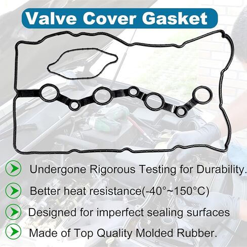 VS50892 22441-2GGB0 Engine Valve Cover Gasket Set for Hyundai Sonata Santa Fe Sport Tucson 2015-2021 & Kia Optima Sorento 2016-2020 2.0L 2.4L Replaces 224412GGB0 036-2097 in Kuwait