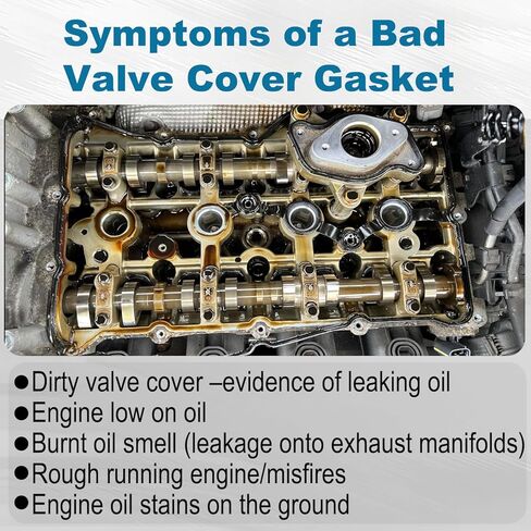 VS50892 22441-2GGB0 Engine Valve Cover Gasket Set for Hyundai Sonata Santa Fe Sport Tucson 2015-2021 & Kia Optima Sorento 2016-2020 2.0L 2.4L Replaces 224412GGB0 036-2097 in Kuwait