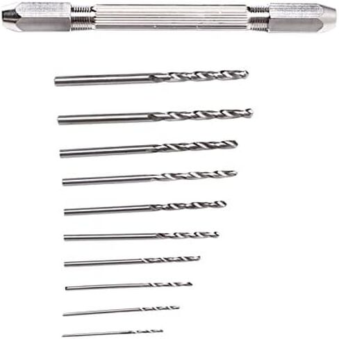 Double Hand Drill, Proof Durable Brass Construction with 2 Collet Design, Precision Twist Bit Hand Drill Set for Electronic Assembly, Model Making, Hobby Projects in Kuwait