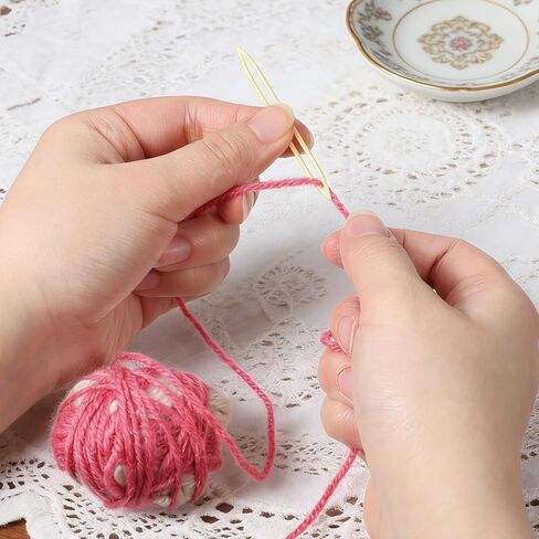10 Pcs Large Eye Finishing Yarn Needles for Sewing Weaving in Ends, Multicolor Plastic Darning Needle for Yarn Knitting Weaving Sewing Needles for Thick BulkyYarn Crochet Supplies and Accessories in Kuwait