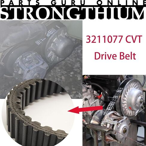 حزام محرك Strongthium 3211077 CVT لـ 20G4022 Polaris Sportsman 500 450 335 Ranger 500 400 Xplorer Scrambler Magnum Trail Blazer 2X4 4X4 6X6 ATV UTV in Kuwait