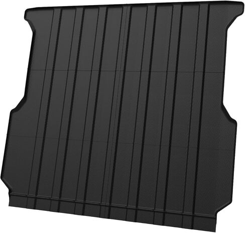 IKON MOTORSPORTS TPE Truck Bed Mat, Compatible with 2022-2026 Rivian R1T, Custom Fit All Weather Protection Heavy Duty 3D Molded Rear Cargo Trunk Tray Mats Protector Liner 1PC, Black in Kuwait