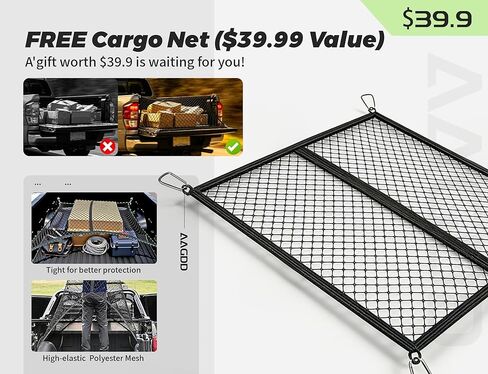 Truck Bed Liner&Tailgate Liner for 2019-2026 Chevrolet Chevy Silverado 1500(Only Multi-Flex Tailgate)&GMC Sierra 1500(Only Fit Multipro Tailgate),Bed Mat Accessories(Not Fit Drop-in Liners) in Kuwait