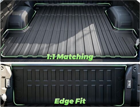 Truck Bed Liner&Tailgate Liner for 2019-2026 Chevrolet Chevy Silverado 1500(Only Multi-Flex Tailgate)&GMC Sierra 1500(Only Fit Multipro Tailgate),Bed Mat Accessories(Not Fit Drop-in Liners) in Kuwait