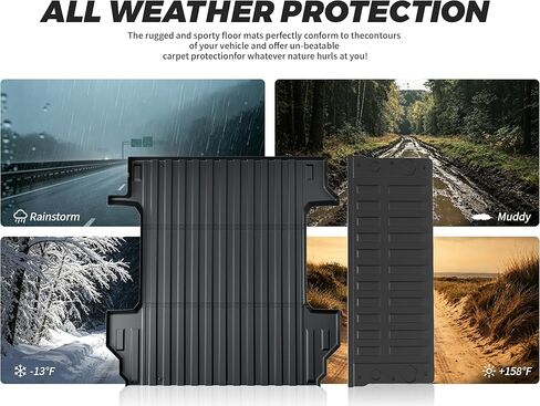 Truck Bed Liner&Tailgate Liner for 2019-2026 Chevrolet Chevy Silverado 1500(Only Multi-Flex Tailgate)&GMC Sierra 1500(Only Fit Multipro Tailgate),Bed Mat Accessories(Not Fit Drop-in Liners) in Kuwait
