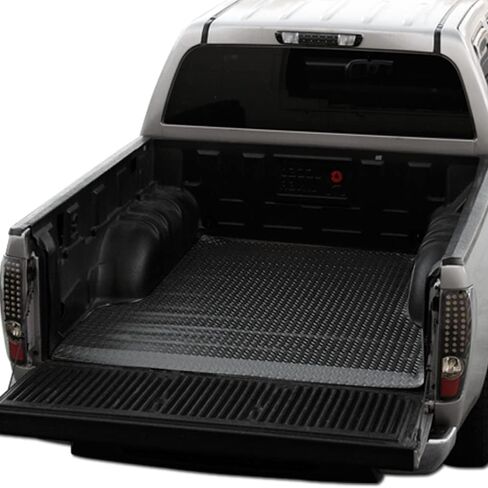 7422440536520 متوافق مع 1997-2003 Ford F150 / 1997-1999 F250 Light Duty / 2004 F150 Heritage Flareside 6.5 قدم (78 بوصة) سرير أسود من المطاط الماسي لشاحنة السرير in Kuwait