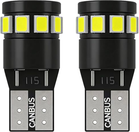 LED Pilot Parking Lights for Kawasaki ZX-14R ZX14 1400 2006-2020, 2x T10 194 LED Bulbs 6000K White, Front Position Light Replacement in Kuwait