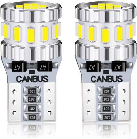 LED Strip Parking Light Bulbs for Honda Accord 2013-2014-2015 Sedan Coupe | 6000K White DRL Retrofit Kit | Plug and Play T10 168 194 W5W | 2-Pack in Kuwait
