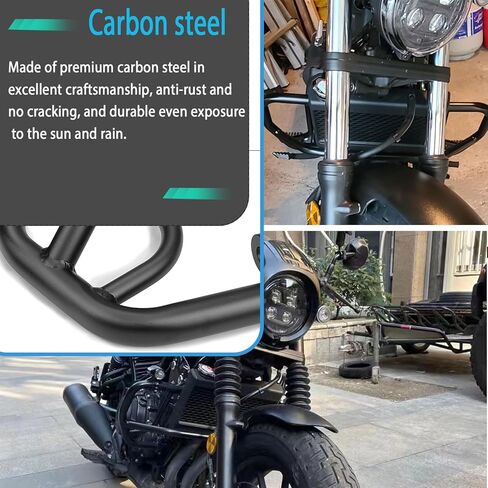 for Ho&n&da Rebel CMX500 CMX 500 CMX-500 Rebel500 2017-2024 Motorcycle Engine Guard Highway Crash Bar Engine Guard Bumper Protector in Kuwait