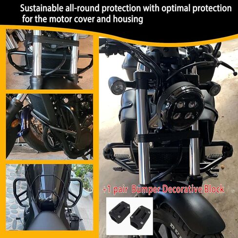 for Ho&n&da Rebel CMX500 CMX 500 CMX-500 Rebel500 2017-2024 Motorcycle Engine Guard Highway Crash Bar Engine Guard Bumper Protector in Kuwait