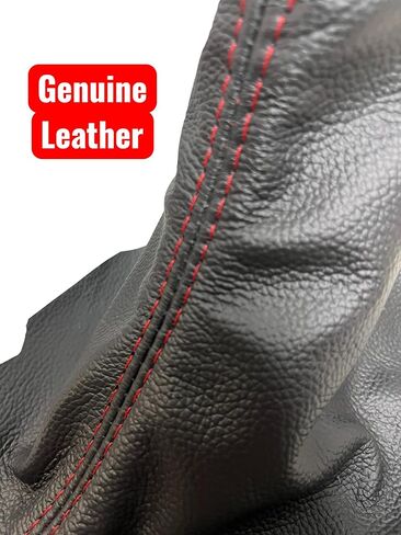 Compatible with Subaru Impreza WRX 2015 2016 2017 2018 2019 2020 2021 Genuine Leather Shift Boot Cover Non-STI 6-SPD (Made in USA) in Kuwait