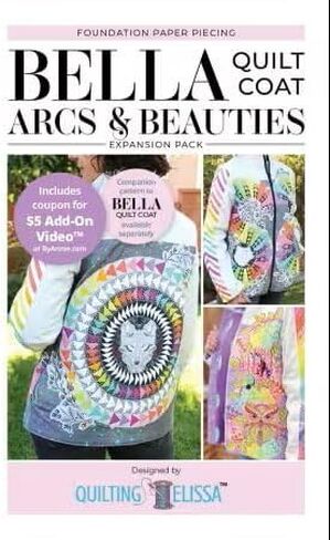 Bella Arcs & Beauties بقلم إليسا زيكاردي من شركة Quilting Elissa - حزمة توسيع FPP لمعطف Bella المبطن - (توزعها ByAnnie.com) - QE102 in Kuwait