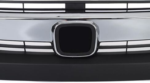 Front Bumper Grille Grill W/Chrome Eyelid Molding For 2016 2017 2018 Honda Civic Sedan in Kuwait
