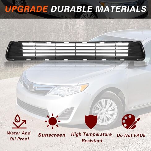المصد الأمامي السفلي مصبغة متوافقة مع 2012 2013 2014 تويوتا كامري L LE XLE Hybrid LE Hybrid XLE Hybrid SE لاستبدال 5311206200 TO1036128 in Kuwait