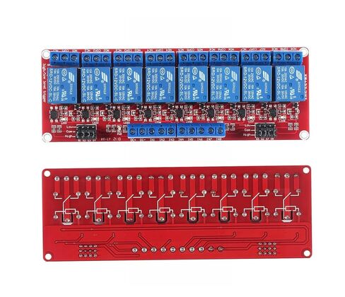 وحدة مرحل 8 قنوات 24 فولت من ShillehTek - لوحة تحكم مرحل عالية ومنخفضة المستوى لـ Arduino وRaspberry Pi وPLC وأتمتة المنزل والتحكم الصناعي والروبوتات والمشروعات اليدوية in Saudi Arabia