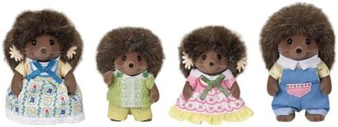 Calico Critters Pickleweeds Hedgehog Family, Set of 4 Collectible Doll Figures in Kuwait