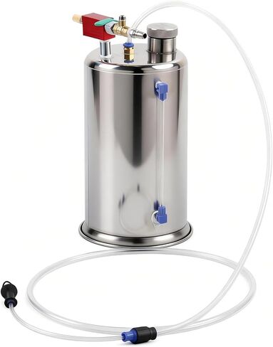 BESTOOL 6L Pneumatic Oil Extractor Pump, Stainless Steel Automotive Fluid Evacuator for Engine Oil, Brake Fluid & Brake Rotor Surface Oil, Oil & Brake Fluid Change Tool with 79" and 8" Hoses in Kuwait