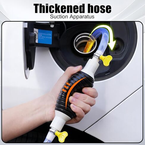 Multifunctional Liquid Siphon Pump for Gasoline, Manual Fuel Transfer Pump Gasoline Siphone Hose, Portable Sucker Pump for Gasoline Diesel and Other Liquid Water, with 3.2ft Siphon Hose in Kuwait