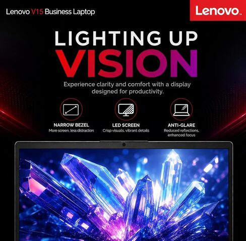 Lenovo Loq 15 Gaming Laptop Intel 8-core i5-13420H حتى 4.6 جيجا هرتز 16 جيجا DDR5 512 جيجا SSD واي فاي + BT لوحة مفاتيح بإضاءة خلفية HDMI W11 Nvidia 4 جيجا (Loq15 - متجدد) in Saudi Arabia