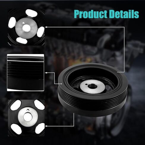 AULINK 594-425 بكرة العمود المرفقي المتوازن التوافقي لـ 2011-2020 Scion FR-S BRZ Forester Impreza Legacy Outback WRX XV Crosstrek، لـ 2017/2019-2020 Toyota 86 2.0L 2.5L، يستبدل 12305AA360 12305AA370 in Kuwait