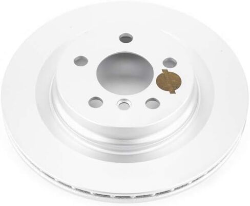دوار الفرامل الخلفي المطلي بالكامل من PowerStop لسيارات BMW 228i Gran Coupe 2021-24 |228i xDrive Gran Coupe 2020-24 |X1 2016-22 |X2 2018-23 - ترقية دوار القرص OE المباشر، EBR1657EVC in Kuwait