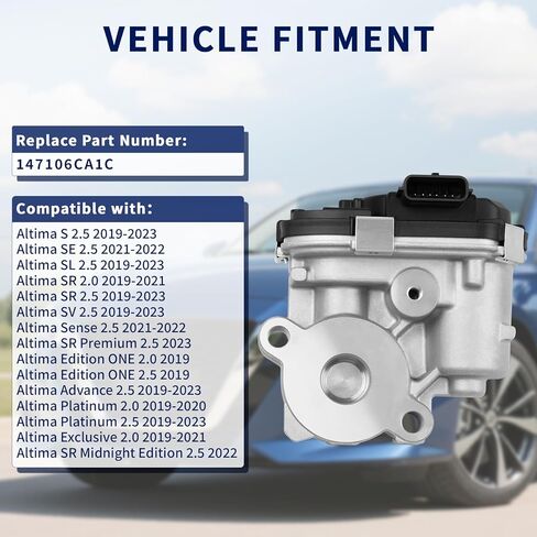 147106CA1C EGR Valve Replacement for Nissan Altima 2019 2020 2021 2022 2023 2.0L 2.5L L4 in Kuwait