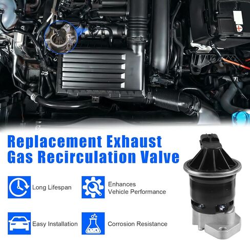 EGV981 EGR Valve Compatible with Honda Accord DX/EX/LX 2.4L L4 2003-2007, OE: 18011RAAA00 in Kuwait