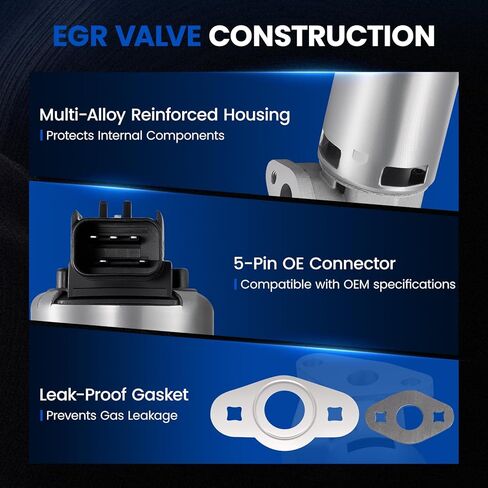 EGR Valve 911-205 Compatible with Dodge Ram 1500/Durango 5.7L HEMI 2004-2008 | Replaces 53032509AM, Standard EGR1586 | Compatible with Chrysler 300 & Grand Cherokee 5.7L in Kuwait