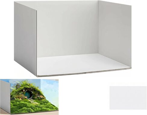 Cardboard Diorama Kit, 13 x 8.7 x 8.3 Inch Display Box with Double-Sided Tape for DIY Crafts, Toys and Miniatures in Kuwait